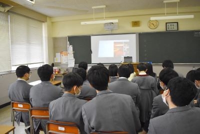 韓国 木洞高校とオンラインで交流