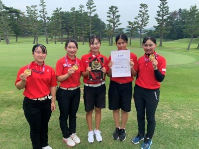 ゴルフ部　中国高校ゴルフ選手権大会団体の部で優勝‼︎