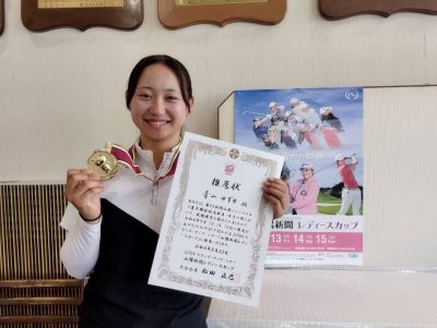 ゴルフ部　岡山県ジュニアゴルフ選手権競技で優勝!!