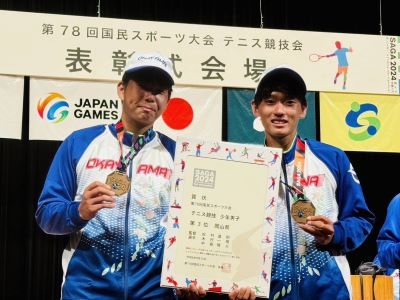 テニス部　佐賀国民スポーツ大会で3位入賞!!