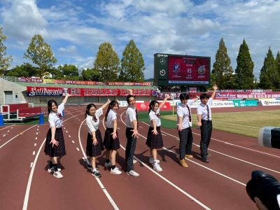 ダンス部　シティライトスタジアムでパフォーマンスを披露!