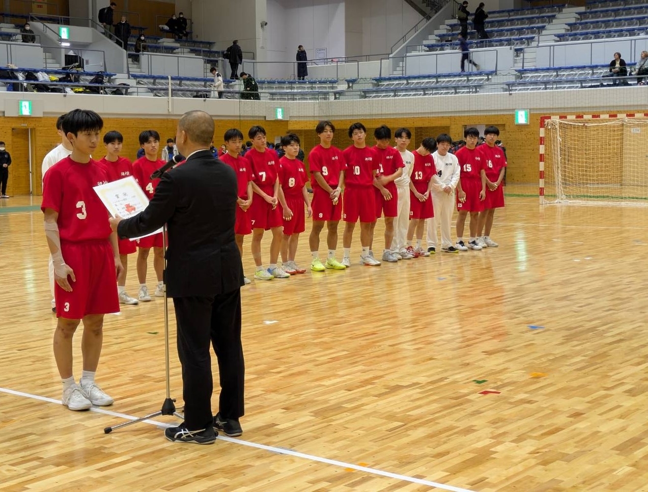 ハンドボール部　県選手権大会で準優勝!