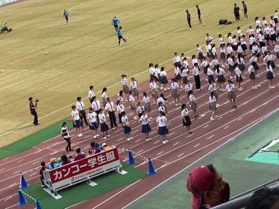 ダンス部　シティライトスタジアムでパフォーマンスを披露!