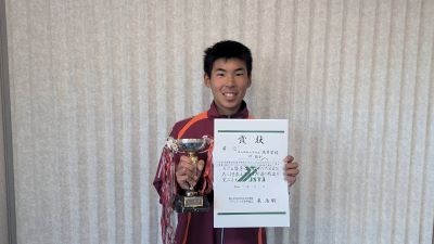 ソフトテニス部　県シングルス大会で優勝!