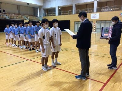 ハンドボール部　第28回中国高等学校ハンドボール新人大会で優勝!