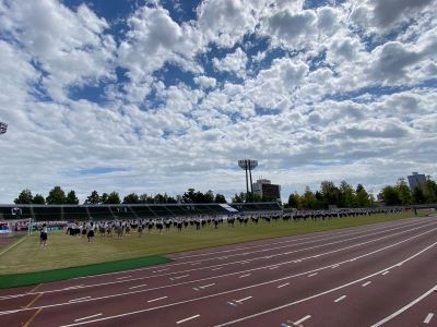 ダンス部　シティライトスタジアムでパフォーマンスを披露!