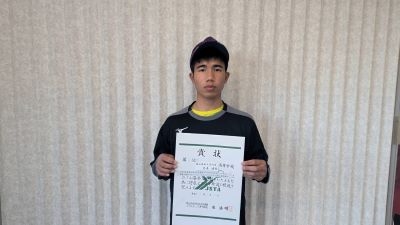 ソフトテニス部　県シングルス大会で優勝!