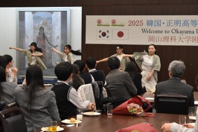 ​韓国正明高校研修団が来校①