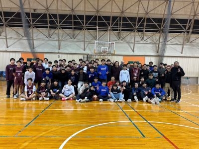 バスケットボール部　新年会、新人戦、新人戦中国大会、盛りだくさんでフル稼働。