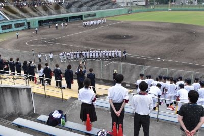 硬式野球部　第103回全国高校野球岡山大会開幕