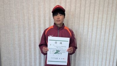 ソフトテニス部　県シングルス大会で優勝!